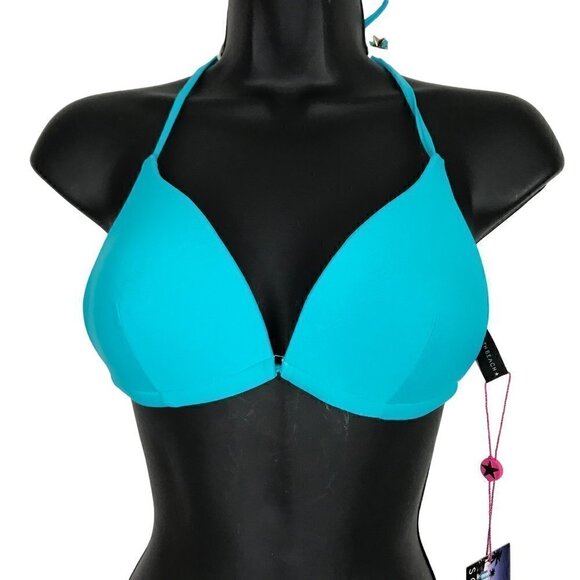 Nwt Southbeach  Bikini Top In Vibrant Blue Size S - Picture 3 of 8